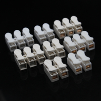 500 Stück Packung CH3 SS Feder-Schnellverbindungsklemme 250V 3P LED-Licht Kabelverbinder