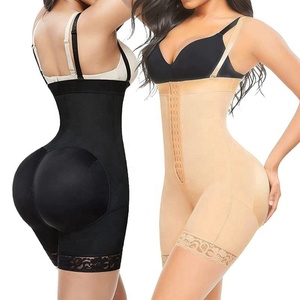 Pantalon amincissant taille haute pour femmes grandes tailles, fermeture éclair à trois boutons à l'entrejambe, une pièce, compression élevée, modelage du corps, lifting du ventre - Product Image 2