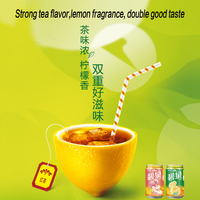 Thé au citron Biquan, style hongkongais, boisson authentique, 330 ml * 24 canettes, boissons gazeuses, boissons exotiques