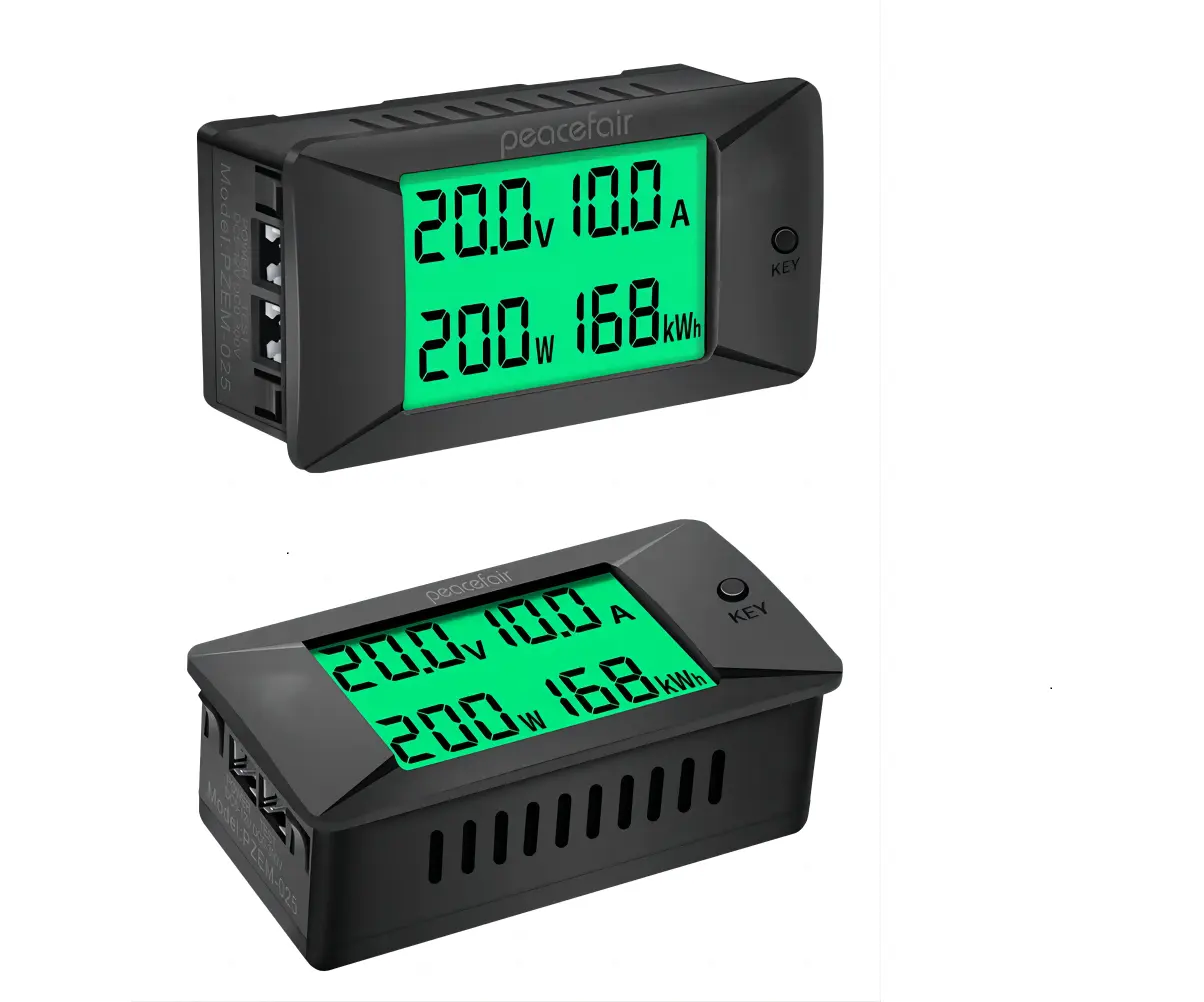 Multímetro de consumo eléctrico, pantalla digital de voltaje de 0a 300A/300V, PZEM-025, 50A, 100A, 200A, 300A, Dc
