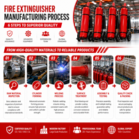 Extincteur portable en acier allié CO2 de 45 kg, certifié CE, avec personnalisation OEM pour la sécurité incendie des entrepôts et des installations industrielles