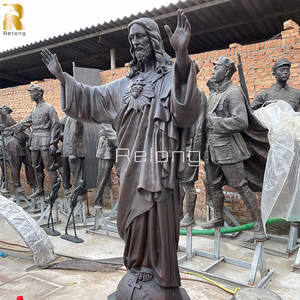 Estatua de Jesucristo de Bronce Grande Personalizada RELONG en Venta - Product Image 4