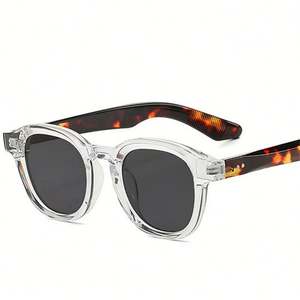 Gafas de Sol Redondas Retro 2025 con Logotipo Personalizado, Montura Pequeña, Protección UV400, Anti Luz Azul, Remaches, Ovaladas, para Hombre y Mujer - Product Image 1