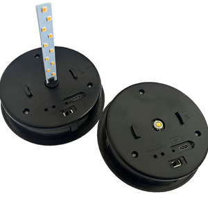 Solar Garden <b>Light</b> Base With <b>Led</b> Lamp Head Battery <b>Box</b> Outdoor Patio Landscape <b>Light</b> Water Resistant Free Standing Mono Si Cell - Product Image 1