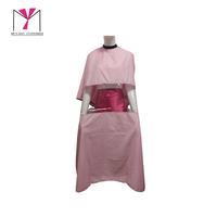 Tablier de coiffure personnalisé en polyester imperméable pour salon de coiffure et barbier