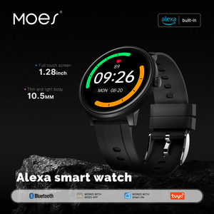 Moes Thông Minh Đồng Hồ Alexa Được Xây Dựng Trong Tập Thể Dục Tracker Heart Rate Và Blood Oxygen Monitor, IP68 Không Thấm Nước 1.69-Inch Màu Màn Hình Cảm Ứng - Product Image 2