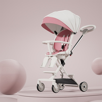 Poussette légère et compacte VISTA avec cadre en acier inoxydable pour nouveau-né à 2 ans Design classique