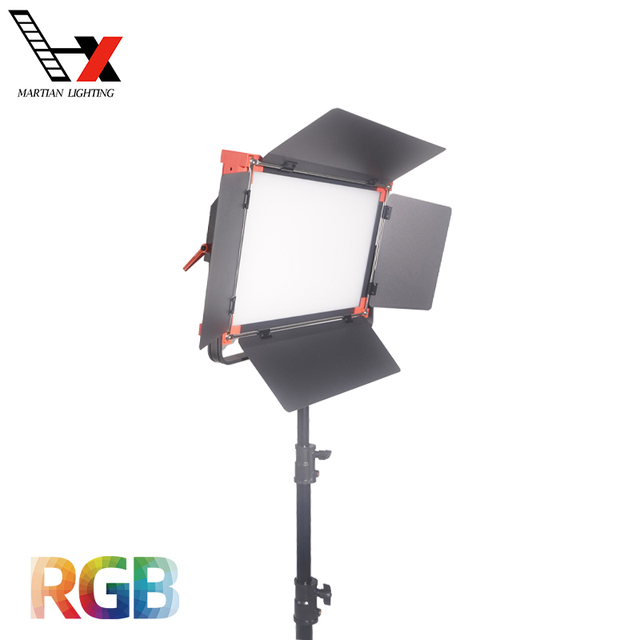 RGB 100W Portable Studio Video Lamp Photo Photography Live Streaming Movie Film Shooting LED Flat Panel Light Beauty Makeup