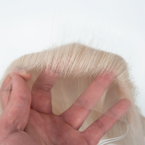 Extensiones de cabello al por mayor de fábrica para mujeres, cabello humano, nuevo diseño, línea frontal de cabello humano, topper 13x2 - Product Image 6