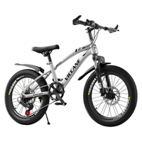 Sepeda MTB Anak Besar Vika Bei untuk Anak Laki-laki 20 Inch 7-Speed Rem Cakram Ganda All Mountain Usia 7-11 Tahun Pelajar