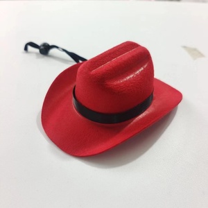 Sombrero Retro Británico de Tela No Tejida para Gatos, Diseño Vaquero Occidental Marrón, para Todas las Estaciones, Marca 1 - Product Image 5