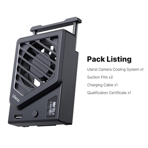 Ulanzi Camera Cooling Fan with Type-C Charging Port CA25 for Sony/Canon/FUJIFILM/Nikon C072GBB2 | Upgraded