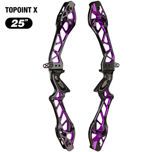 Topoint bắn cung <span class=keywords><strong>recurve</strong></span> <span class=keywords><strong>Bow</strong></span> Riser topoint X-25 "CNC nhôm 6061 T6 bắn cung cung Riser đôi màu tất cả các chi ilf RH và LH - Product Image 5
