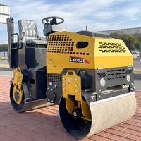 Machines de construction Luxin, rouleau compresseur routier à double tambour simple ou double, 1 tonne, 2 tonnes, 3 tonnes, 4 tonnes, rouleau compacteur entièrement hydraulique
