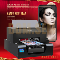 Mesin Printer UV Otomatis DOMSEM A3 untuk Casing Ponsel, Printer UV Digital, Pemasok dari Cina