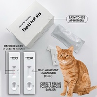 Kit de bandelettes de test à lecture rapide pour la détection du Toxoplasma felin pour les hôpitaux vétérinaires, les laboratoires et les tests de contrôle qualité CE/ISO/ROHS