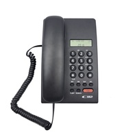 Prix du fabricant Panasonics Design Téléphone fixe d'identification de l'appelant avec haut-parleur bidirectionnel et téléphone filaire de bureau
