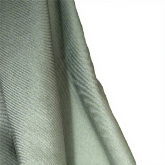 GRS Recycled Polyester Spandex Knitting 90%Recycled Poly 10%Elastane RPET Knitted Fabric RPET Elastan Single Jersey Fabric