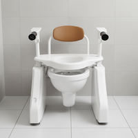 Lève-siège de toilette motorisé pour personnes âgées