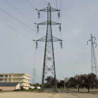Torre de Acero de 230kv para Distribución de Energía, Línea de Transmisión de 40 Metros, Torre Eléctrica Q355B HDG para Regiones Frías