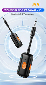 Hg 2 trong 1 thông minh Bluetooth V 5.4 Receiver Transmitter 8h thời gian dài tuổi thọ pin Máy nghe nhạc MP3 hỗ trợ 2 thiết bị - Product Image 3