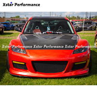 Capot ventilé en fibre de carbone de style Vrs pour Mazda RX8 2003-2009