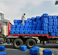 Blocs de quai modulaires flottants en plastique, cubes pontons, passerelle facile à assembler, quai pour jet ski, résistant aux UV et aux chocs