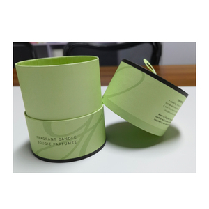 Caja de papel de cilindro reciclable, tubo, logotipo personalizado, caja rectangular de cuero en relieve, embalaje de cosméticos, materiales reciclados - Product Image 6