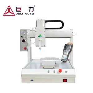 3-axis Automatic UV Glue Dispensing Robot 30ml Injector Type 360-degree Rotary Axis Dispensing Machine