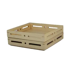 Wholesale Ecofriendly Japanese Restaurant Hotel Solid Wood Tray Box