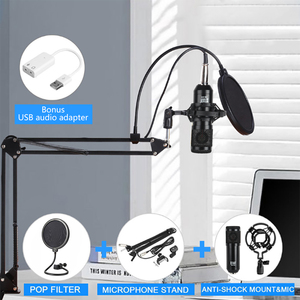 Wholesale Bm800 Studio Handheld Wired Condenser <strong>Microphone</strong> Professional Noise Cancelling Sound Recording <strong>Microphone</strong> <strong>for</strong> <strong>Computer</strong> - Product Image 2