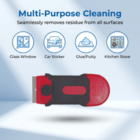 Mini grattoir utilitaire polyvalent pour enlever le mastic, la colle, la gomme, la surface des carreaux de mur, le four et le plastique.
