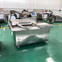 LJVP-600 Machine d'emballage sous vide pour viande, légumes, fruits, pommes de terre, sacs, emballage électrique pour aliments, plastique Canada Double