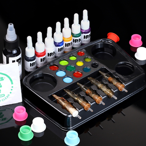 Pratique pour débutants <span class=keywords><strong>Kit</strong></span> <span class=keywords><strong>complet</strong></span> de machine à tatouer à batterie sans fil HRK avec encre - Product Image 2