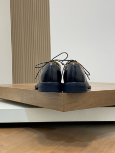 Zapatos de Vestir Formales con Cordones y Caña Alta CXT para Oficina, Cómodos, de Cuero con Estampado de Serpiente, Acabado Negro Ébano, EVA Hueco - Product Image 5