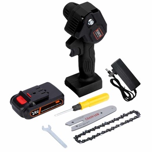 Mini sega elettrica a batteria, sega a catena, attrezzi da giardinaggio fai-da-te per lavorazione del legno e potatura, supporto OEM personalizzabile - Product Image 4