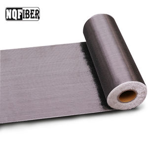 NQFIBER Rollo de tela de fibra de carbono de alta densidad 1K 3K 6k <span class=keywords><strong>12k</strong></span> Tela de sarga lisa de fibra de carbono 200gsm 240gsm 320gsm Tela T300 - Product Image 4