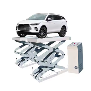 Elevador de tijera pequeño en el suelo, elevador de coche de tipo hidráulico de 3500kg - Product Image 3