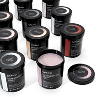 Gel UV CANNI 225g pour Ongles Français, Couleurs UV, Gel de Construction Soak-Off, Matière Première Naturelle Transparente, Gel UV