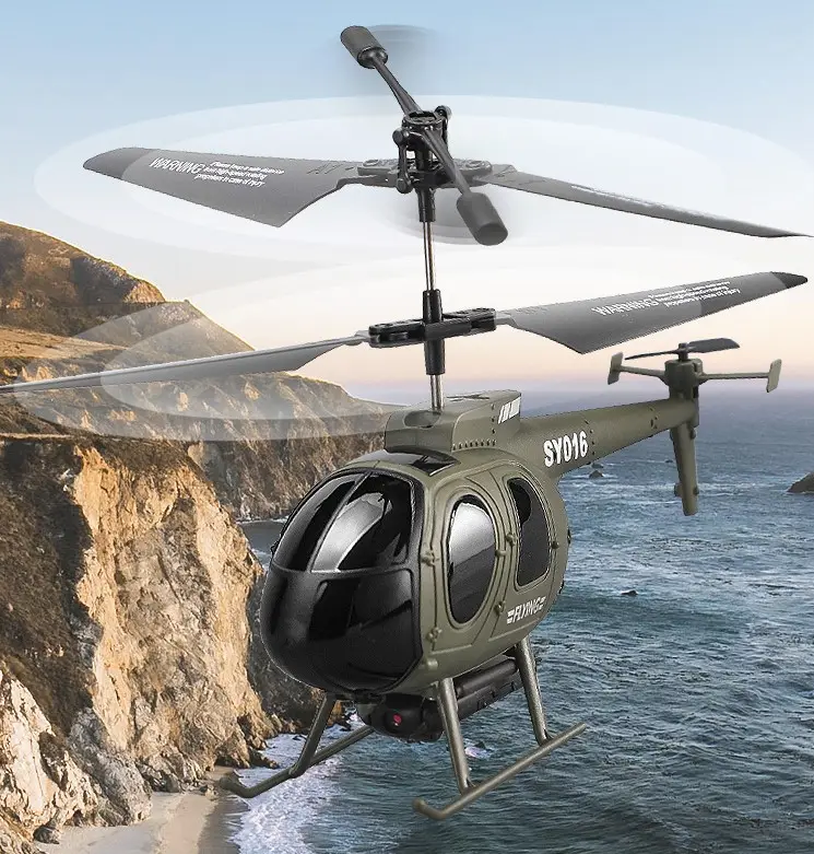 Yeni varış HOSHI SY016 helikopter askeri kamera 4ch LED ışıkları irtifa tutun telefonu kontrol koleksiyonları doğum günü hediyeleri oyuncaklar