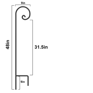 Suministro de fábrica <span class=keywords><strong>Precio</strong></span> barato Ganchos de pastor de jardín Gancho de pastor de hierro forjado - Product Image 3