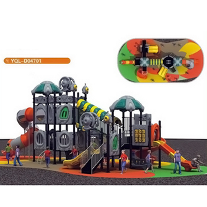 Aire de jeux coulissante en plastique jouets pour enfants bébé toboggan extérieur avec balançoire - Product Image 5