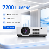Projecteur laser WUXGA 1920x1200 7200 lumens 3LCD avec zoom 1,6x pour installation commerciale