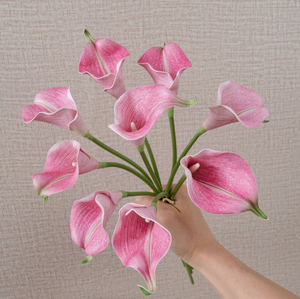 Mini fleurs artificielles <span class=keywords><strong>de</strong></span> calla pour bouquets DIY, décoration <span class=keywords><strong>de</strong></span> table pour la maison, les mariages et les fêtes - Product Image 4