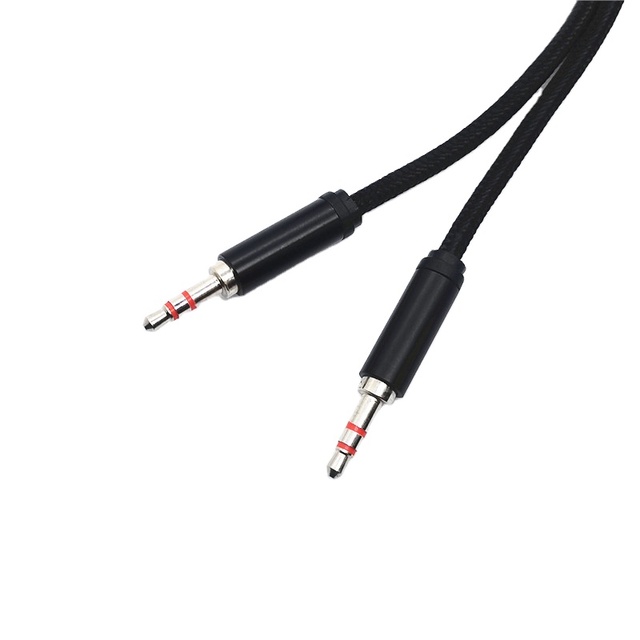 High Quality China Factory Nylon Braided Male 3.5MM Aux Audio Cable
