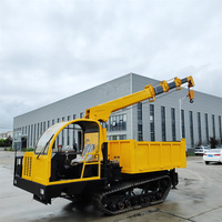 Grue montée sur chenilles de camion de machine de Crain facile à utiliser en gros bon marché