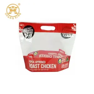 Rotisserie Chicken Bag Plastic Packaging Bag For Roast Chicken/ Microwave Hot/grilled Roast Chicken embalagem zip frango assado