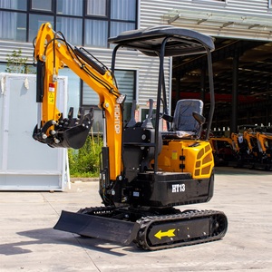Miniexcavadora de orugas de 1.3 toneladas con rendimiento estable, operada por piloto, motor Koop y bomba, admite personalización - Product Image 6