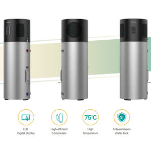 220V 1.7kW-3.3kW Smart Wifi Tout-en-un R290 Pompe à chaleur à source d'air <span class=keywords><strong>Chauffe</strong></span>-<span class=keywords><strong>eau</strong></span> domestique électrique à haute efficacité certifié CE - Product Image 4