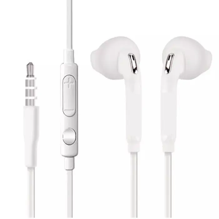 Factory wholesale 3.5 mm stereo hands-free earphones, with microphone volume control, suitable for mobile phones